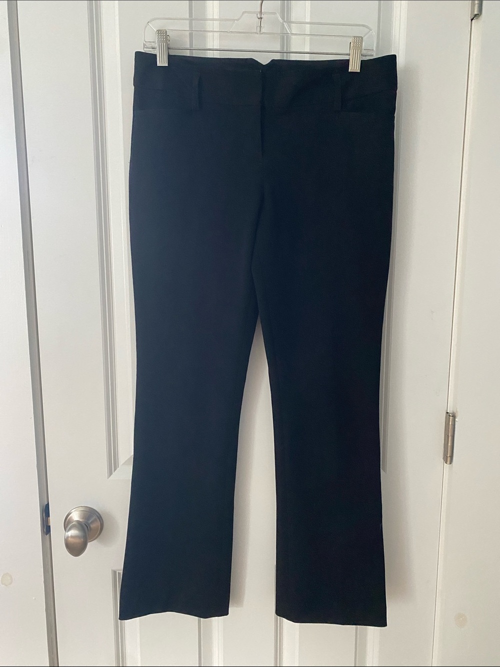 Express Columnist Black Straight-Leg Dress Pants, Womens 4S